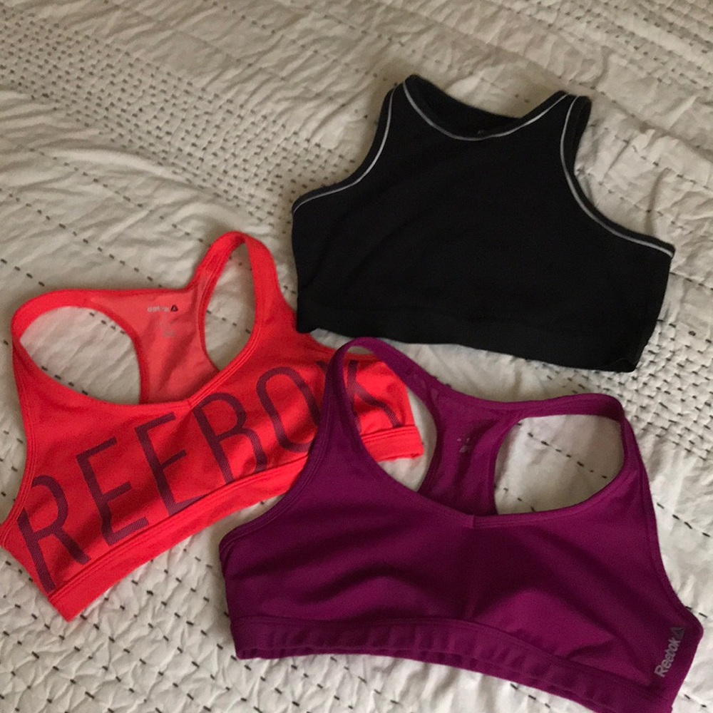 3/$20 Reebok Sport Bras | high intensity